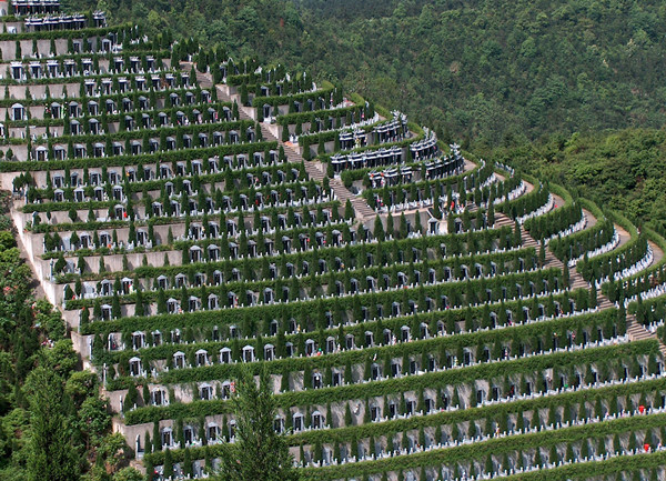 北京上海墓地价格表中各个墓地的价格分别是多少?